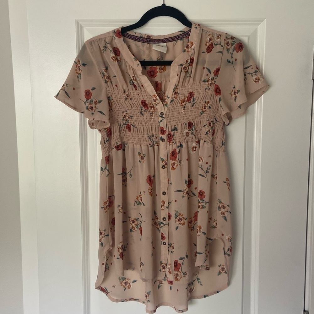 Floral Knox Rose blouse